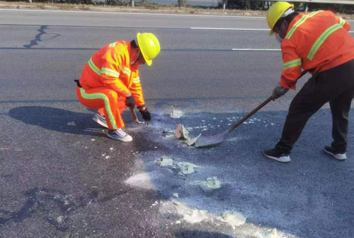 溪湖公路下沉注浆加固